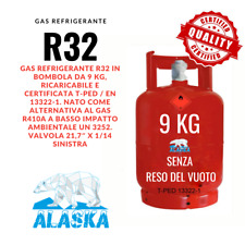 GAS REFRIGERANTE R32 BOMBOLA 9 KG NETTI RICARICABILE OFFERTA IMPERDIBILE