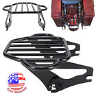 Detachable 2-Up Luggage Rack For Harley Touring Road King Street Glide 09-22 18