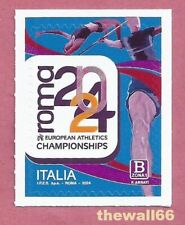 ITALIA 2024 Campionati europei di Atletica leggera ROMA FRANCOBOLLO SINGOLO