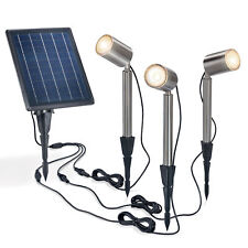 Solarspot PowerTrio 5 vatios Foco solar LED Lámpara solar Jardín esotec 102705