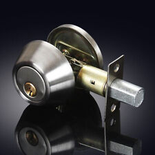Cerradura de puerta de seguridad redonda de un solo cilindro con llave cerradura segura perillas de puerta