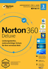 Norton 360 Deluxe 2024 versión completa 3 dispositivos / 1 año + 25 GB de memoria NUEVO