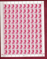 Timbres/stamp France Feuille complète Sheet du N° 2180 X 100 Neuf ** Luxe MNH