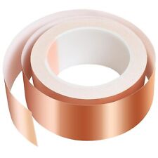 Cinta de cobre autoadhesiva cinta de cobre contra caracoles 20 m x lámina de cobre EMI DIY