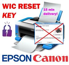 WIC Reset Key Code Epson Canon cojines de tinta restablecer contador de tinta de residuos