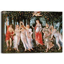 Botticelli la primavera design quadro stampa tela dipinto telaio arredo casa