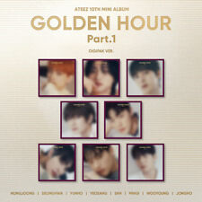 ATEEZ GOLDEN HOUR: PARTE 1 DÉCIMO mini álbum versión/CD+libro de fotos+tarjeta+etc+regalo