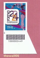 ITALIA 2024 Campionati europei di Atletica leggera ROMA CODICE A BARRE B Sx