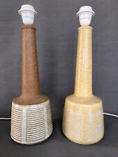 2 table lamps Palshus / Le Klint , Denmark , Vintage , pottery , 337