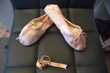 Zapatos de ballet con suela dividida de satén rosa - tallas y marcas mixtas