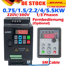 220V 380V 0.75KW 1.5KW 2.2KW 4KW 5.5KW 1HP / 3HP Inversor de frecuencia VFD