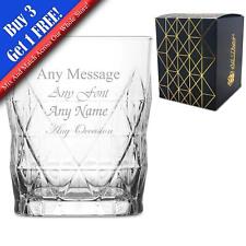 Vaso de whisky Keops grabado personalizado 345 ml, caja de regalo