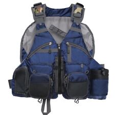 Kylebooker Fly Fishing Vest Pack Adjustable for Men and Women Blue