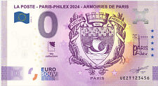BILLET 0 EURO SOUVENIR PARIS PHILEX 2024 ARMOIRIES DE PARIS - UEZT 2024-6