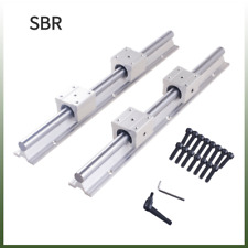 2X SBR12 300 mm-1500 mm guía lineal eje lineal riel + 4x bloque de almacenamiento SBR12UU