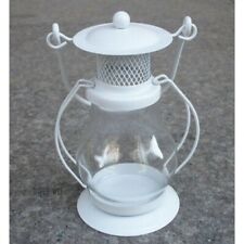 Metal Glass Candle Holder Lantern Tea Light Hurricane Lamp Vintage Home Decor