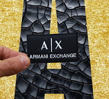 Patch ricamata Armani Exchange Embroidery toppa moda abbigliamento