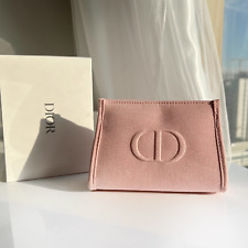 Christian Dior Rosa Bolsa de Maquillaje Bolsa de Cosméticos de Dior Beauty Cierre Magnético