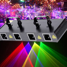 Estroboscopio Disco Luz RGBY Efectos de Luz Control de Música Proyector LED Fiesta DJ
