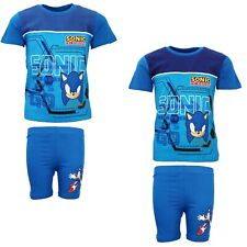 Sonic The Hedgehog Niños Juego de Verano Pantalones Cortos más Camiseta 98-140 Algodón