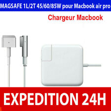 Chargeur alimentation compatible C MAGSAFE 1L/2T 45/60/85W pour Macbook air pro