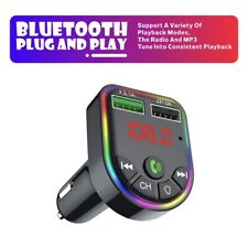 Transmetteur FM Sans Fil Bluetooth 5.0 MP3 Kit voiture USB 3.1A Car Mains Libre