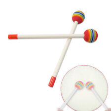 1 par de baquetas de educación musical aptas para bajo/xilófono/juguete batería de educación temprana