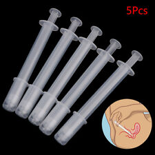 5 Pcs Injector Lube Disposable Anal Syringe Vaginal Applicator Lubricant Nasa Th