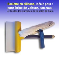 Kit Raclette en silicone, nettoyage vitres , surface lisse 