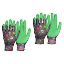 2 pares de guantes de jardinería guantes de trabajo limpieza suave hombre