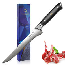 6 Inch Boning Knife Japanese VG10 Damascus Steel Fillet Knife Razor Meat Slicing