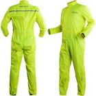 Motorcycle Motorbike Waterproof Suit Rain Full Body One 1 pc Scooter Quad Fluo