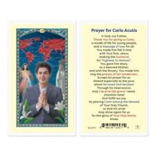 Oración por el Beato Carlo Acutis - Tarjeta Santa Laminada E24-972