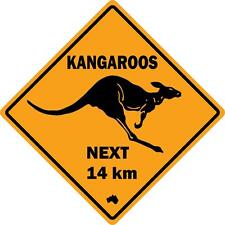 Autocollant sticker panneau route australie kangourou kangaroo