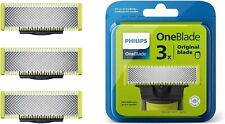 Cuchillas de afeitar de 3 piezas Philips OneBlade QP230/50 100% EMBALAJE ORIGINAL NUEVAS