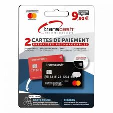 Carte Transcash Mastercard Prépayée Rechargeable