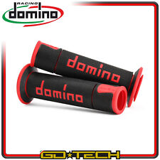 MANOPOLE DOMINO A450 MOTO SCOOTER STRADALI Nero Rosso ON ROAD RACING Forate