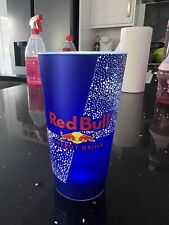2 tazas Red Bull iluminadas batería encendido bebida plástico bar nocturno