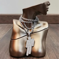 Necklace Billie eilish - Chain Plating - Rhinestone pendant - Blohsh