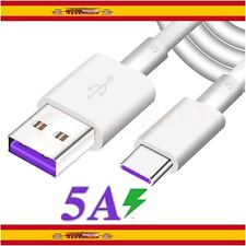 Cable Usb Tipo c Carga Rapida 5A para Movil Tablet Cable USB-C Quick Charger