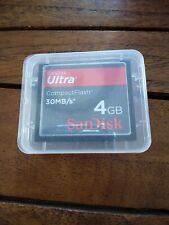 4 Go SanDisk Ultra 30MB/S CF Carte Compact Flash sdcfh-004g 