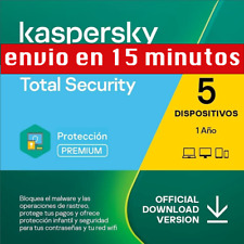 Kaspersky Total Security 2024 / 5 Pcs / 1 año/📩email con código 15 minutos📩