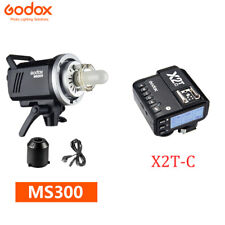 Godox MS300 Studio Flash Strobe Light Monolight + X2T-C Transmisor TTL para Canon