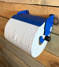 Soporte para toallas de papel azul montable en furgoneta dispensador para detener freno limpieza de oficina 