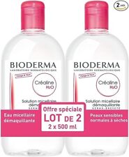 Paquete combinado de soluciones micelares Bioderma Sensibio H2O 500 ml (2)