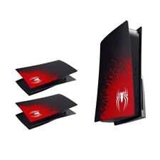 SpiderMan PS5 Placas Cubierta Disco Versión Spiderman Venom PlayStation Rojo Negro
