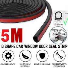 5 m tipo D junta de puerta de coche junta de goma autoadhesiva cinta de sellado coche puerta ventana