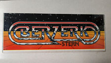 Stern Berzerk marquee - Arcade Jamma PCB
