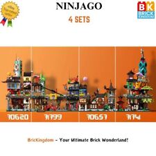 4 juegos de construcción de ciudades NINJAGO # 70620 - 71799 - 70657 - 71741