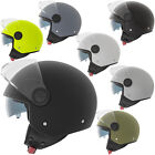 Jet Helmet Moto Scooter Quad ECE 22 06 Approved Double Visor Sunshade Sonicmoto